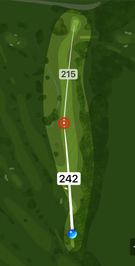 Aerial plan of hole 2, Mother Superior