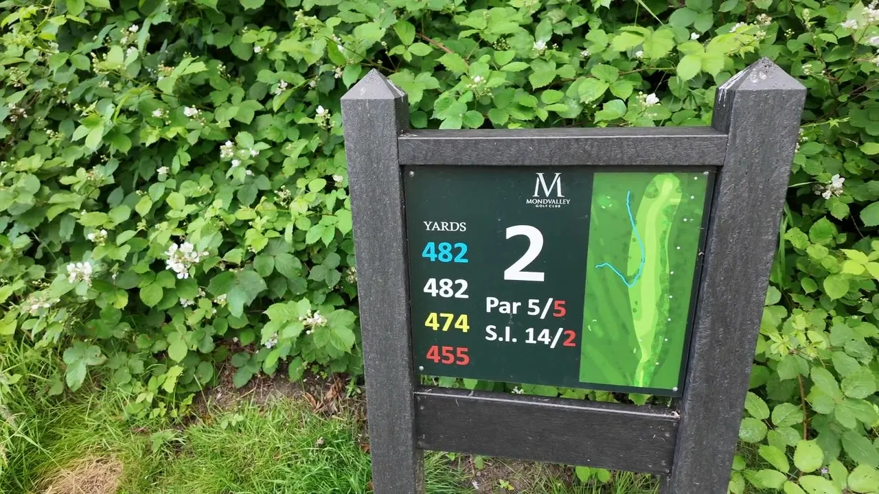 Flyover video of hole 2, Mother Superior