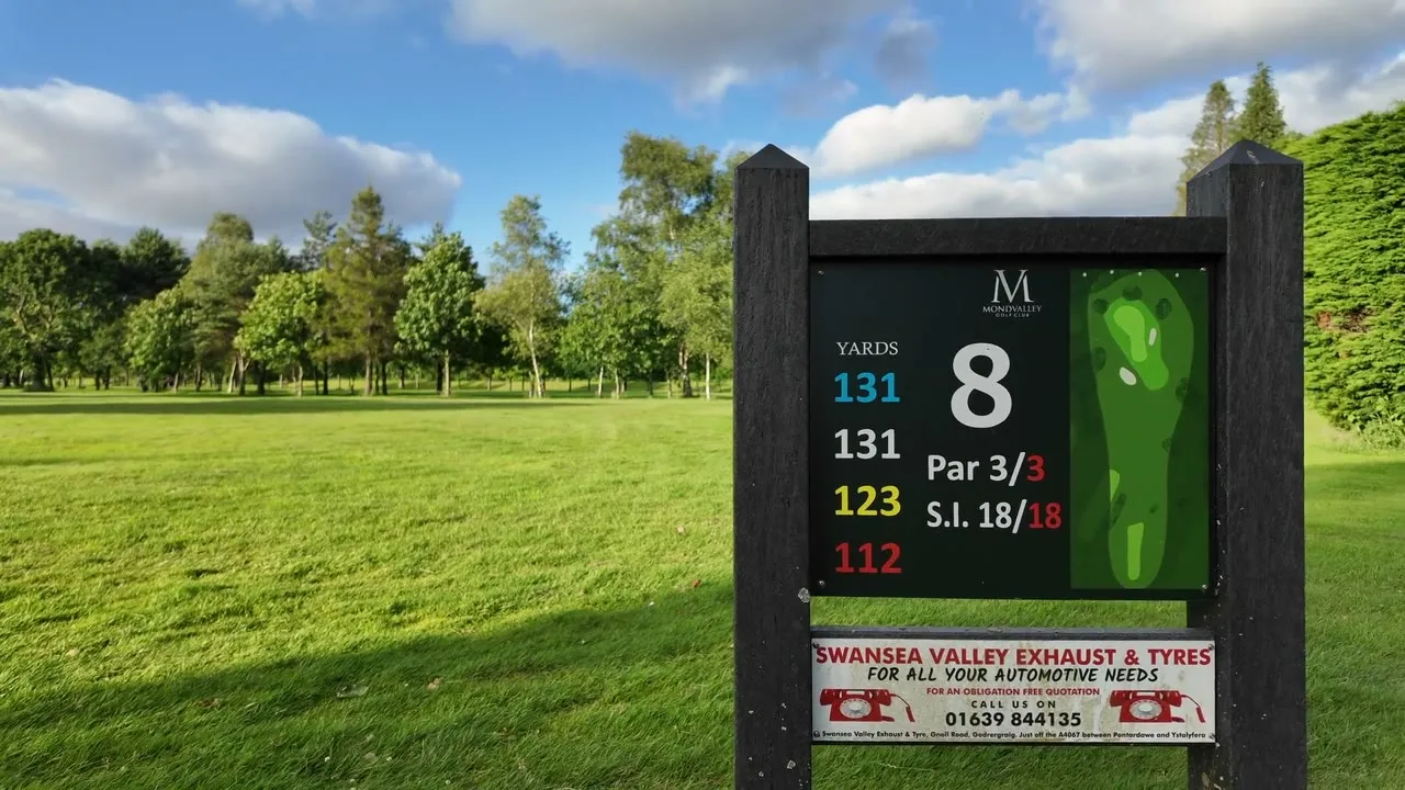 Flyover video of hole 8, Road Hole
