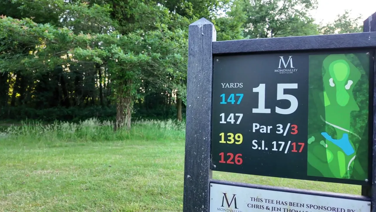 Flyover video of hole 15, Jacks